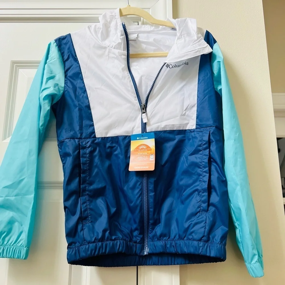 Columbia Two-Tone Blue and White Jacket